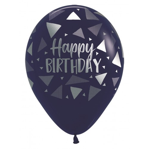 Happy Birthday Navy Blue